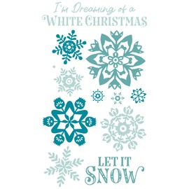 Sizzix Clear Stamps Set White Christmas by Catherine Pooler