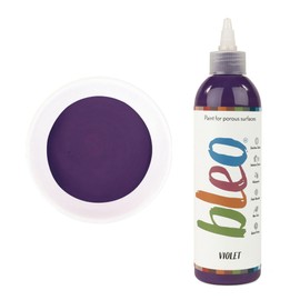 Guild Lane Bleo Fabric Paint – Upcycle & Transform Textiles, Wood and Cork – Non-Toxic, Waterproof & Fade-Resistant – Easy to Apply Paint (Violet, 250ml)