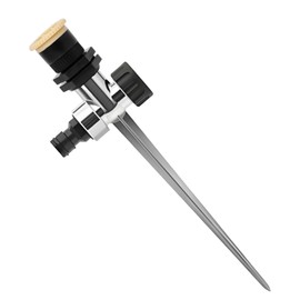 2Pcs Garden Sprinkler, Stainless Steel Lawn Sprinklers, Adjustable Irrigation Sprayer for Lawns, Gardens, Patios, and Orchards, Durable and Easy to Use