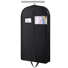 Garment Bag, Clothes Cover, Garment Protection Cover, Clothes Bags with Zip Pockets, Suit Bag for Travel, Storage, Clothes Cover, Dust Cover, for Suit Jacket, Shirt Coat (152 x 60 x 10 cm)