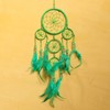 Pink Pineapple handmade dream catcher with silver beads, 12 cm