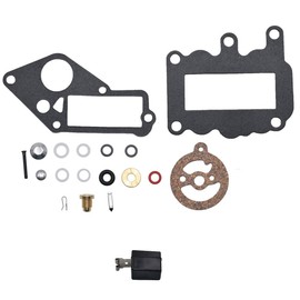 Carbman 382048 Carburetor Repair Rebuild Kits Float for Johnson and Evinrude Outboard 9.5 hp Engine 1964-1973 Replace 379154 765630