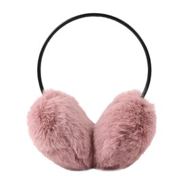 XIAOHAWANG Winter Earmuffs Women's Warm Ear Warmers Girls Warm Fluffy, pink