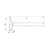 Yato yt-4501 – Machinist Hammer 100 g