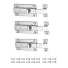 YANCAIYUNL 3 Set Door Bolt Locks Stainless Steel Sliding Bolt