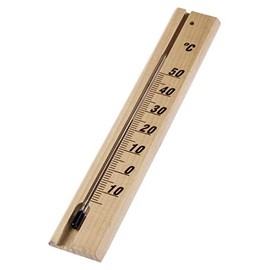 Hama 00186401 Indoor Thermometer Mechanical Environment Thermometer Wood
