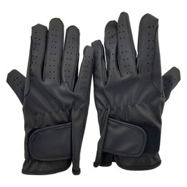 (Small) - ALLNESS INC Leather Equestrian Horse Riding Gloves for Ladies Girls Women