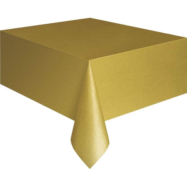 Unique Party 9156027 Table Cover, (Gold)