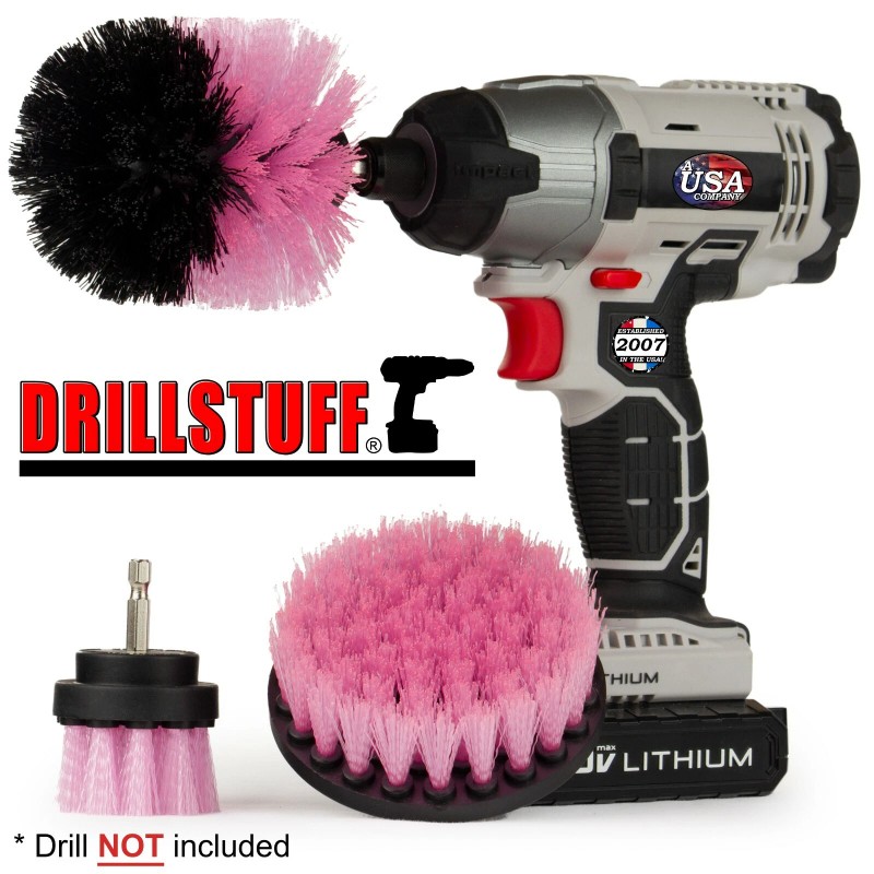 Drillstuff Bathroom Shower Cleaner, Bathtub, Tile and Grout Drill Power