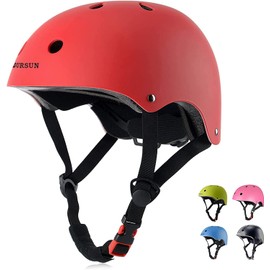 BURSUN Kids Bike Helmet Ventilation & Adjustable Toddler Helmet for Ages 2-3-5-8 Kids Boys Girls Multi-Sport Helmet for Bicycle Skate Scooter, 5 Colors