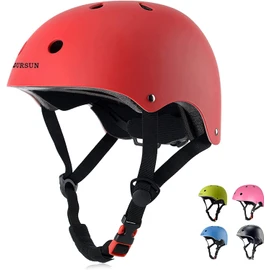 BURSUN Kids Bike Helmet Ventilation & Adjustable Toddler Helmet for Ages 2-3-5-8 Kids Boys Girls Multi-Sport Helmet for Bicycle Skate Scooter, 5 Colors