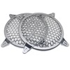 OZXNO 2 Pcs 6 Inch Speaker Grills Subwoofer Grill Waffle