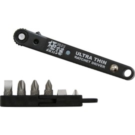 SK11 (SK11) Ultra Thin Ratchet Screwdriver 15 Degree Bent Type 20 Thread SRD-212