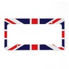 CafePress Union Jack License Plate Holder Aluminum License Plate Frame,