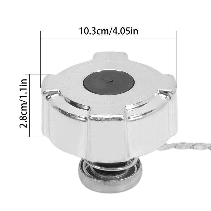 Diesel Fuel Cap With Safety Chain Compatible with Mack Heavy