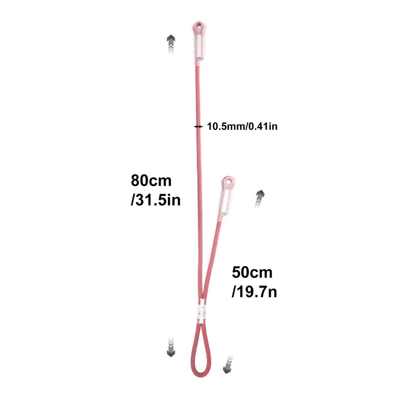 Climbing Rope,Prusik Loops Rappelling Rope - Wear Resistant Rescue Protection