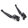 HTTMT- Black Skull Brake Clutch Hand Lever Compatible with H-D