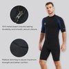 Lemorecn Wetsuits Adult's Premium Neoprene Diving Suit 3mm Shorty Jumpsuit