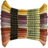 14 Skeins Rainbow Color Embroidery Floss- Cross Stitch Threads -