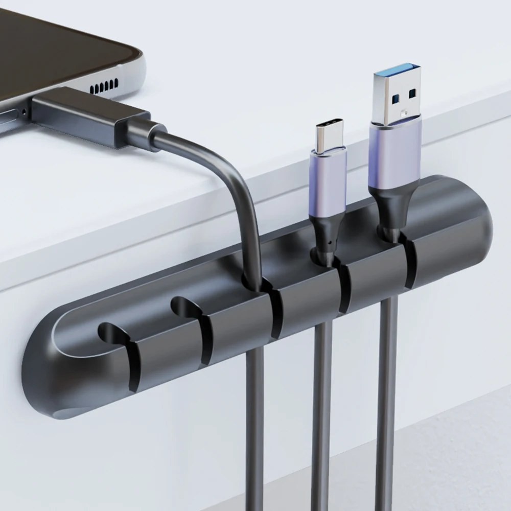 adhesive cable holder
