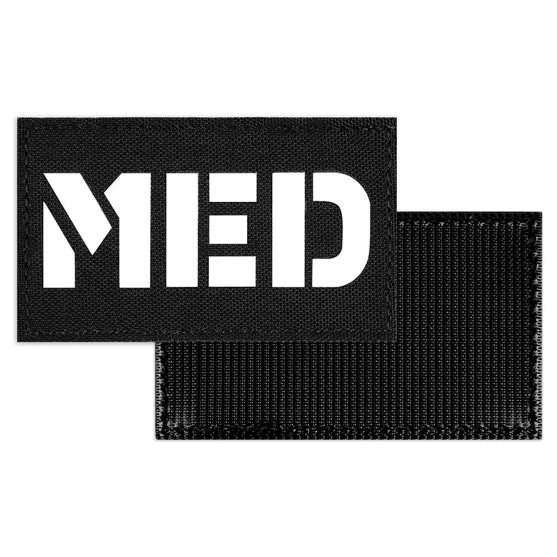 PETAC GEAR MED Medical Tactical Fastener Patch Hook-Fastener Backing 3.5x2,