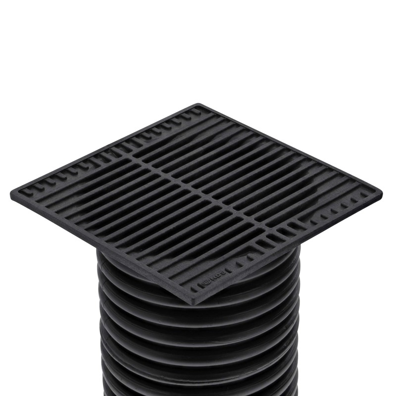 NDS 970, 9-Inch Square Grate, Connects to 6-Inch Spee-D® Basin,