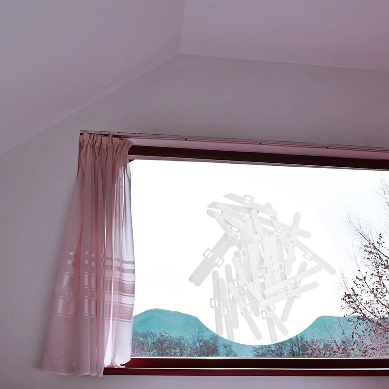 Rumyve 50pcs Vertical Blind Top Hanger,Vertical Blind Top Hanger 3.5