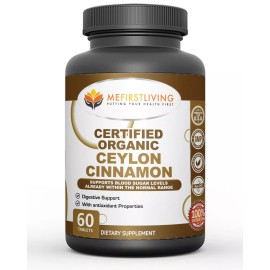 Me First Living Certified Organic Ceylon Cinnamon Supplement