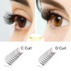 Fan Eyelash Extensions, 4D-0.10-15, Short, Ready-Made Volume Eyelashes, 0.10 D