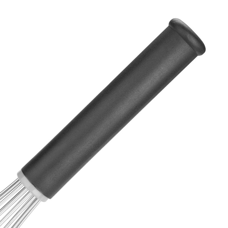 Vogue DA044 Heavy Duty Whisk, Black Vinyl Handle, 350mm Length