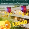 Qualirey 2 Pack Solar Outdoor Motion Sensor Alarm Ultrasonic Animal
