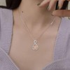 Shuxin Gifts for Wife from Husband, Infinity Pendant Wife Necklace