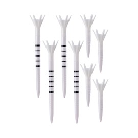 Daiya Golf TE-519 Tomahawk Tee Line & Short, 8 Pieces, Height Adjustable, High Distance, Durable, Break-resistant, Easy to Find, Golf Regulations Compliant, Made in Japan, Total Length 1.7 inches (42