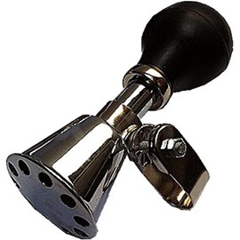 Timtina Bicycle Ball Horn Retro Look (Silver, 1 Piece, Retro Ball Horn Approx. 14 cm)