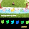 YSUY 100PCS Emit Light Mini Ducks, 50 Shining & 50