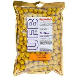 starmerbaits Ultimate feed boilies / 15mm / 900g / Sweetcorn