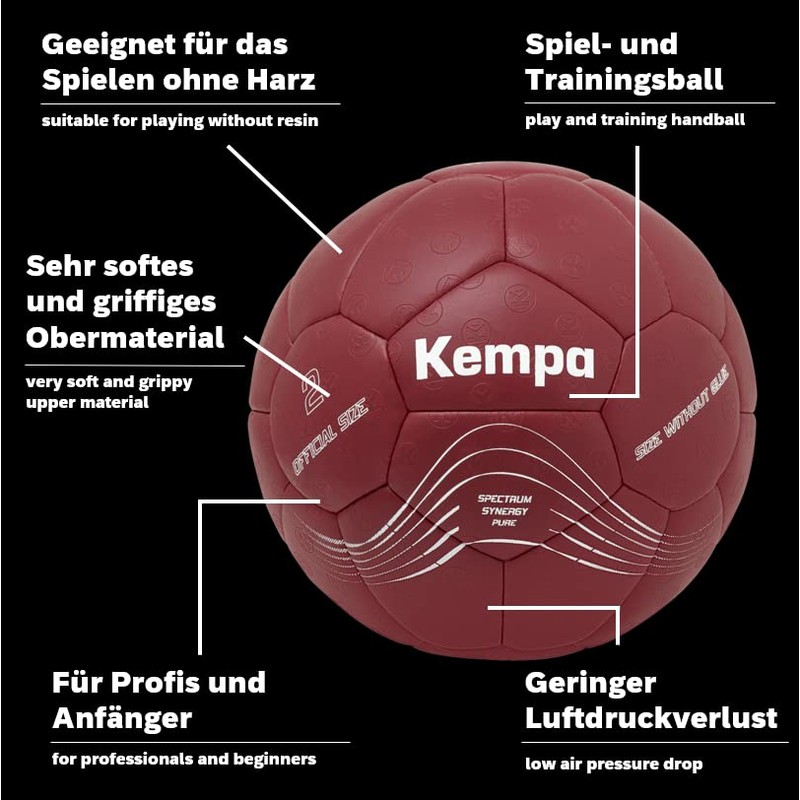Kempa Spectrum Synergy Pure Handball Training and Play Ball with