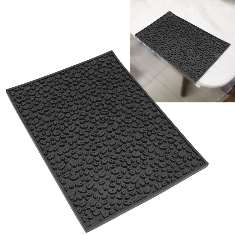 Non Slip Cup Mat Coffee Bean Design Desktop Bar Counter
