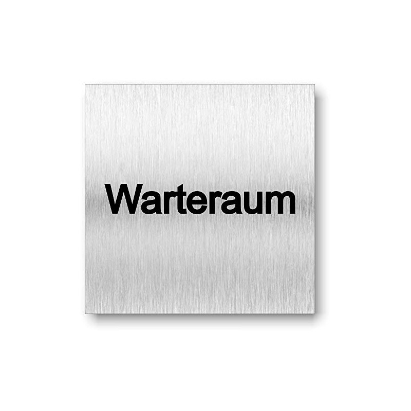 Door Sign Waiting Room UV Print 12 x 12 cm