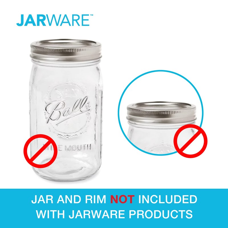 Jarware Cold Brew Coffee Maker and Tea Infuser Lid For