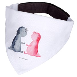Mr. & Mrs. Panda M Axolotl Love Dog Bandana - Gift, Newt, Medium Dogs, Lurch, Happy, Couple, Fiancee, Lurch, Husband, Medium