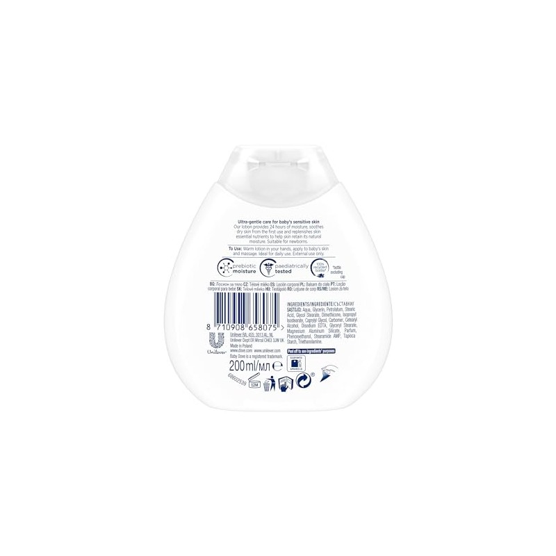 DOVE BABY BODY LOTION RICH MOISTURE 200ML