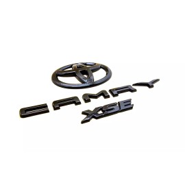 Toyota NEW 3PS 2018-2024 TOYOTA CAMRY XSE Gloss Black EMBLEM OVERLAY KIT PT948-03191-02