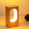 AIEHOUSE LED Wood Desk Ambience Light, Bedroom Bedside Night Light,