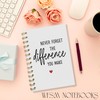 WFSM Never Forget the Difference You Make Notebook Journal, Appreciation