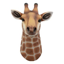 Ebros Gift Kenya The Safari Giraffe Head Wall Decor Wildlife Animal Taxidermy 3D Sculpture