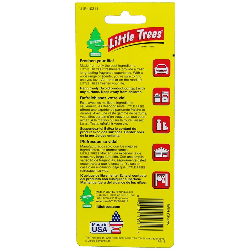 LITTLE TREES Car Air Freshener | Hanging Paper Tree for