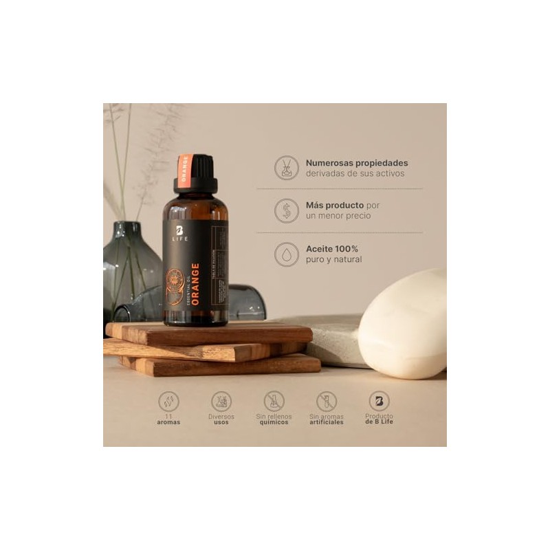 Aceite Esencial con Ingredientes Puros y Naturales, Aromalogía de 50