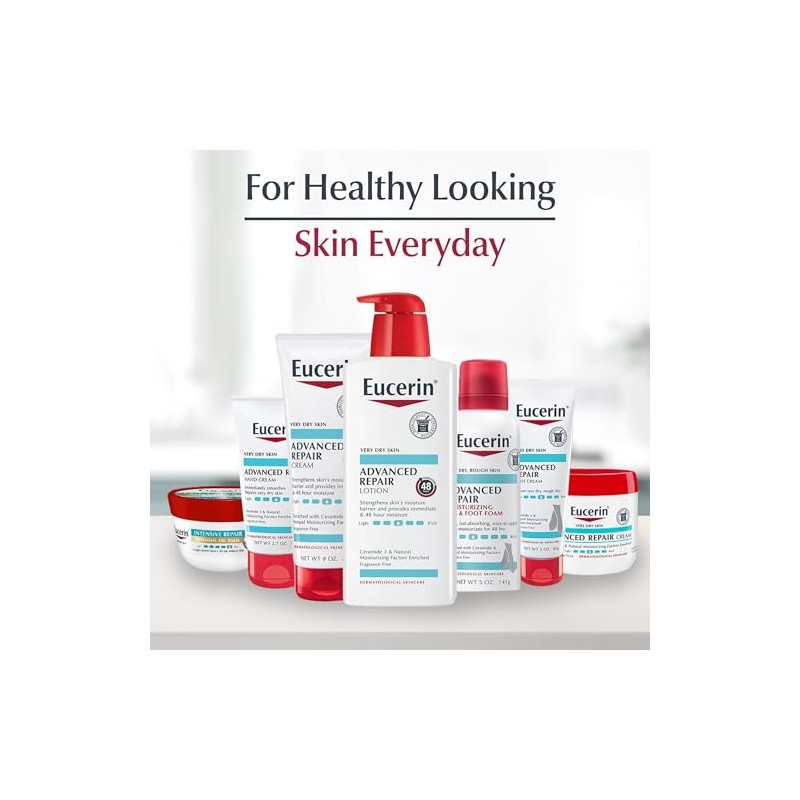 Eucerin Advanced Repair Body Lotion, 16.9 Fl Oz Pump Bottle