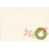 Designer Greetings Santa Claus at Green Door with Wreath Box